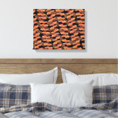 Bacon Pattern Canvas Afdruk (Insitu (Slaapkamer))