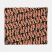 Bacon Pattern Fleece Deken (Voorkant (Horizontaal))