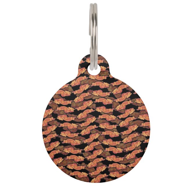 Bacon Pattern Huisdierpenning (Voorkant)
