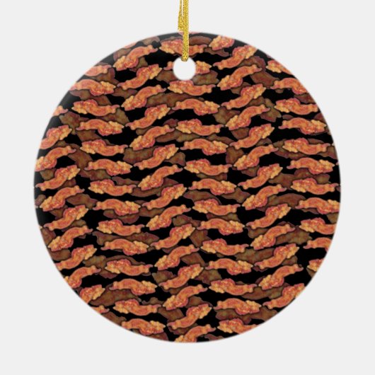 Bacon Pattern Keramisch Ornament (Achterkant)