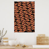 Bacon Pattern Poster (Keuken)