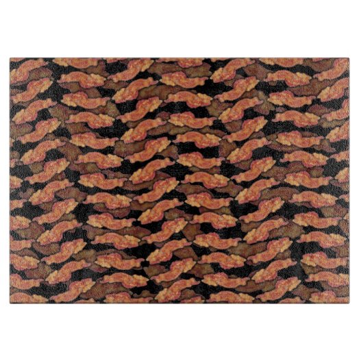 Bacon Pattern Snijplank (Voorkant)