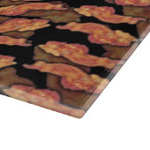 Bacon Pattern Snijplank (Hoek)