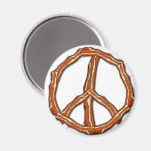 Bacon Peace Sign T-shirts, Hoodies, cadeautjes Magneet (Voorkant / Achterkant)