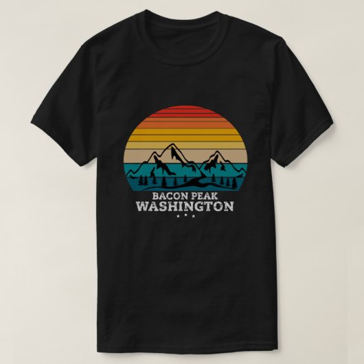 BACON PEAK WASHINGTON T-SHIRT (Design voorkant)