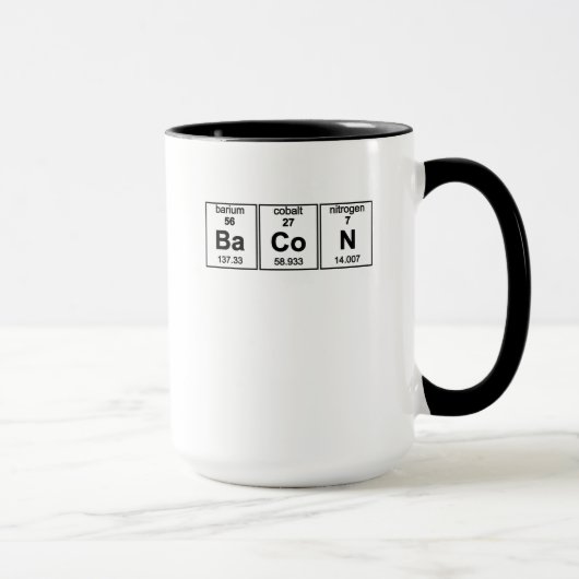 Bacon Periodic Table Elements Mok (Rechts)