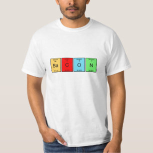 Bacon Periodic Table Elements T-shirt