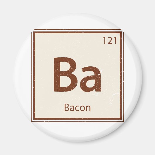 BACON Periodic Table Magneet (Voorkant)