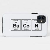 BaCoN Periodieke Tabel Case-Mate iPhone Case (Achterkant (horizontaal))