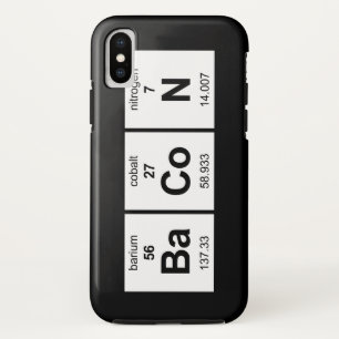 BaCoN Periodieke Tabel iPhone X Hoesje