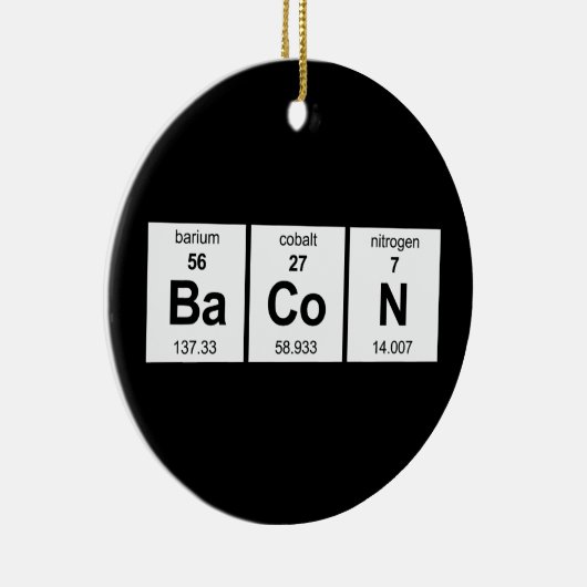 BaCoN Periodieke Tabel Keramisch Ornament (Rechts)