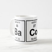 BaCoN Periodieke Tabel Koffiemok (Voorkant links)