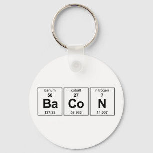 BaCoN Periodieke Tabel Sleutelhanger