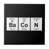 BaCoN Periodieke Tabel Tegeltje (Voorkant)