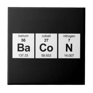 BaCoN Periodieke Tabel Tegeltje