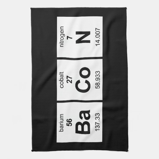 BaCoN Periodieke Tabel Theedoek (Verticaal)