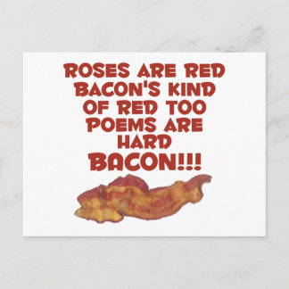 Bacon Poem Briefkaart
