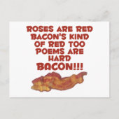 Bacon Poem Briefkaart (Voorkant)