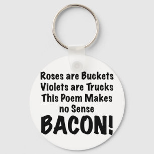 Bacon Poem Sleutelhanger
