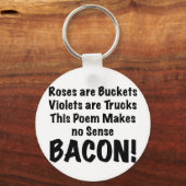 Bacon Poem Sleutelhanger (Voorkant)