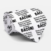Bacon Poem Stropdas (Opgerold)