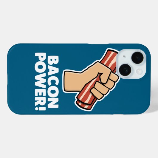 Bacon Power Case-Mate iPhone Case (Achterkant (horizontaal))