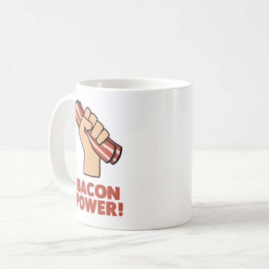 Bacon Power Koffiemok (Voorkant links)