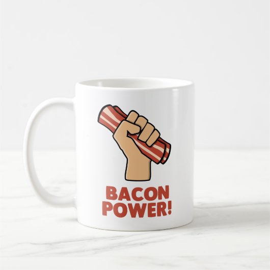 Bacon Power Koffiemok (Links)