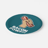 Bacon Power Papieren Bordje (Gekanteld)