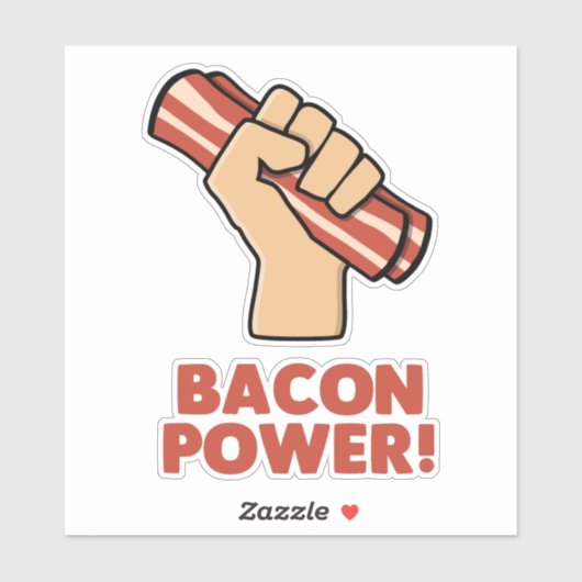 Bacon Power Sticker (Vel)