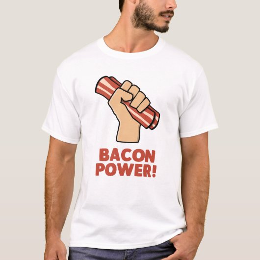 Bacon Power T-shirt (Voorkant)