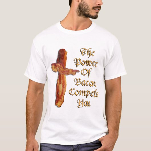 Bacon Power T-shirt (Voorkant)