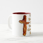 Bacon Power Tweekleurige Koffiemok (Voorkant links)