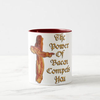Bacon Power Tweekleurige Koffiemok