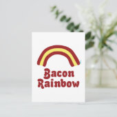 Bacon Rainbow Briefkaart (Staand voorkant)