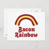 Bacon Rainbow Briefkaart (Voorkant / Achterkant)