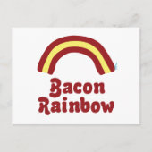 Bacon Rainbow Briefkaart (Voorkant)