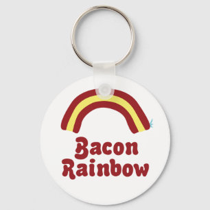 Bacon Rainbow Sleutelhanger