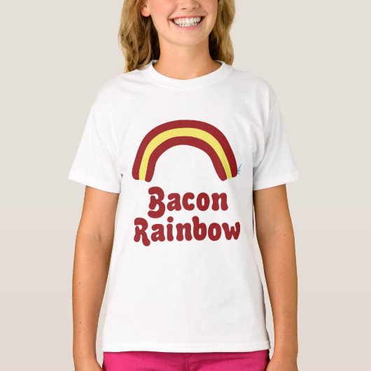 Bacon Rainbow T-Shirt (Voorkant)