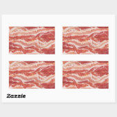 Bacon Rechthoekige Stickers (Vel)
