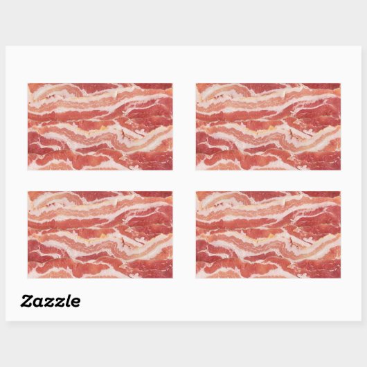 Bacon Rechthoekige Stickers (Vel)