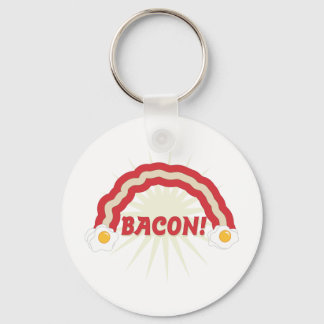 Bacon-regenboog Sleutelhanger