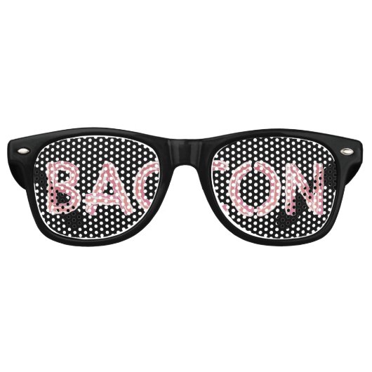 Bacon Retro Zonnebril (Voorkant)