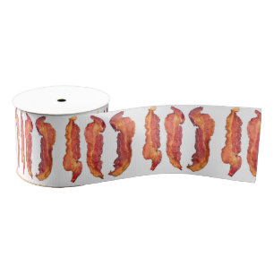 Bacon Ribbon Grosgrain Lint