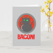 Bacon Robot Kaart (Gele Bloem)