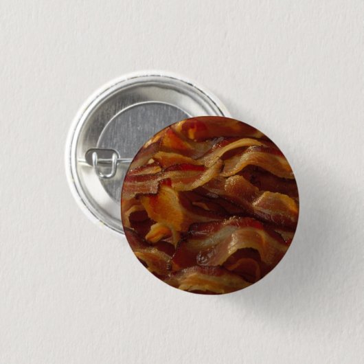 Bacon Ronde Button 3,2 Cm (Voorkant /achterkant)