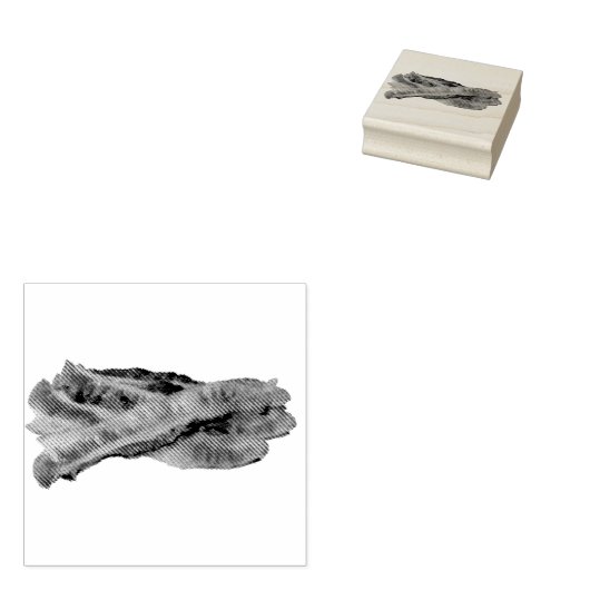 Bacon Rubberstempel (Gestempeld)