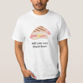 Bacon Sandwich: slogan T-shirt (Voorkant)