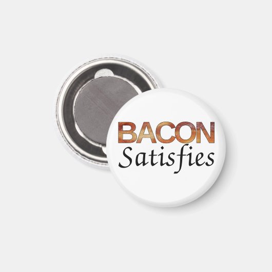 Bacon Satisfies Magneet (Voorkant / Achterkant)