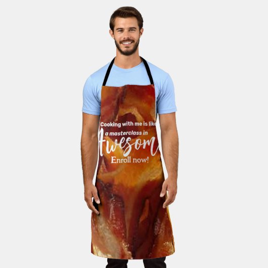 Bacon Schort - Koken Masterclass Quote Gift (Gedragen)